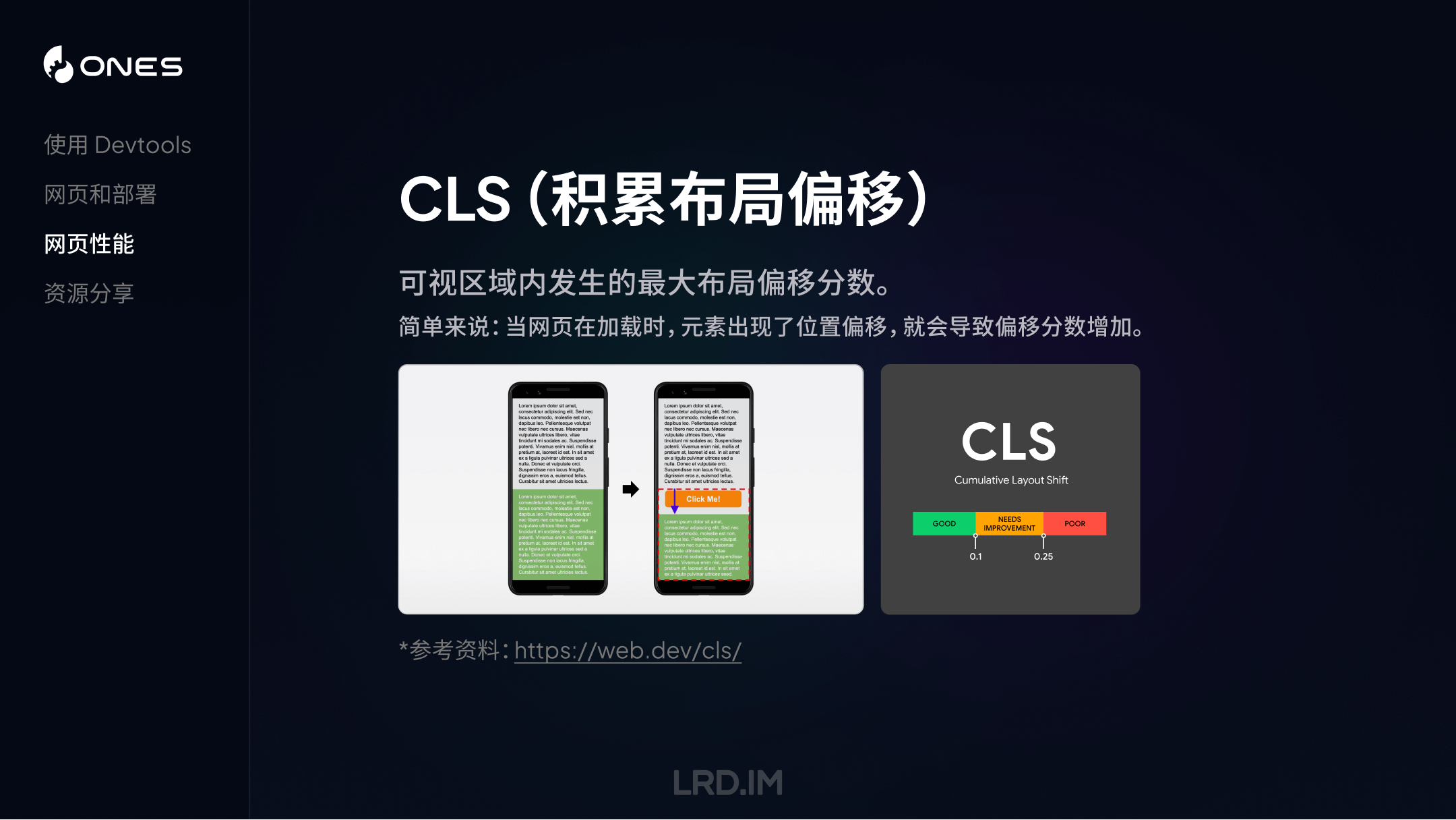 CLS（积累布局偏移）